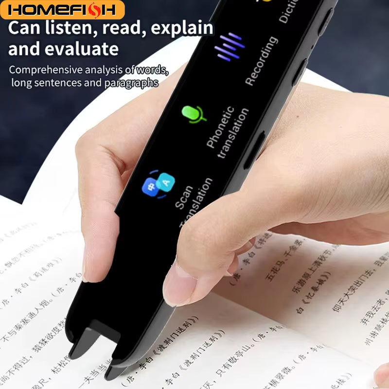 Offline Translation Pen for Teacher Student Dictionary English Intelligent Scanning Point Reading 123 Languages Translator Pen